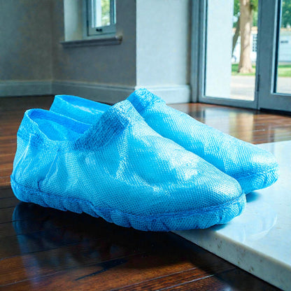 Aeonx Premium Non-Slip Disposable Shoe Covers (Set of 100)